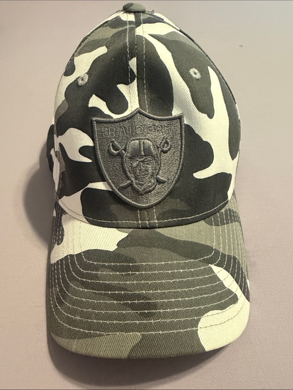 Reebok Camo Baseball Cap - Gray/Black